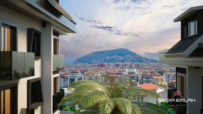 Alanya, sea view penthouse apartment for sale in alanya 