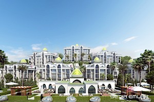 Halal concept complex apartments for sale in Alanya alanya