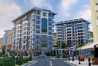 Ultra luxury complex with various facilities in Alanya centrum - Royal Tower alanya 
