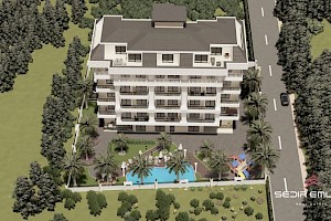 Luxury flat for sale near the sea in Kestel district of Alanya alanya