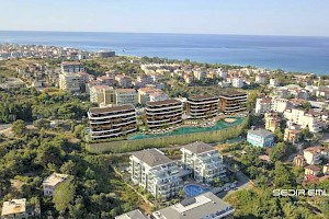 Alanyanın parlak mahallelerinden olan kestelde satılık lüks recidence alanya