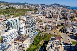 Alanya mahmutlarda mükemmel manzaralı ultra lüks residence alanya