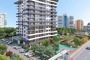 High end apartments for sale in Mahmutlar alanya