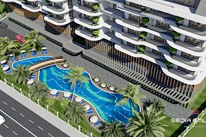 Ultra luxury residence for sale in Alanya Gazipasa, 2 km from the sea alanya