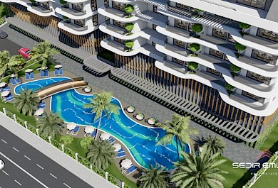 Ultra luxury residence for sale in Alanya Gazipasa, 2 km from the sea alanya 