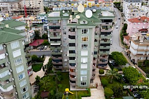 Alanya merkezde bulunan kendi yaptığımız binadan satılık dairemiz. alanya