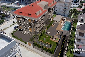Our ultra-luxury project is with you in the pearl of Alanya, oba neighborhood. alanya
