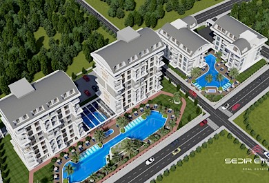 Alanya payallarda mükemmel doğa manzaralı projemiz alanya 