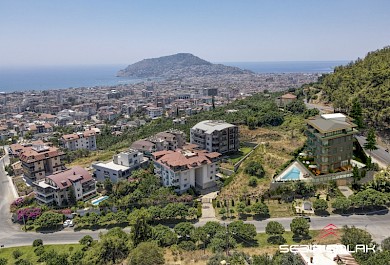 Project with ultra luxury view in Alanya hasbahce neighborhood alanya 