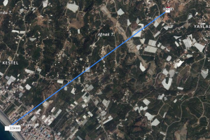 أرض بمساحة 1600 متر مربع في يايلالي للبيع alanya