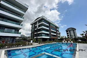 2+1 Apartment for Rent in Oba Twins – Separate Kitchen, 105 m² alanya